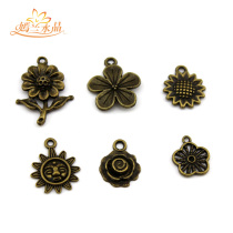 Diy Ornament Material Accessories Vini Handmade String Bead Zipper Head Flower Small Pendant Small Ornament Yuran New Product