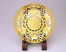 Tang Mifa Instrumental East Tima of the Genuine Words of the Japanese Buddhist Objects of the Buddhist China Dragon Plate Pure Gold Plated 8 Inch