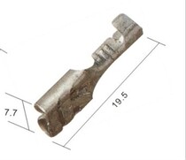 DJ622-A6 3B car connector 6 3 spring 6 3 two transverse barbed Spring