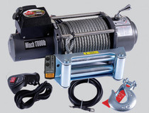 Electric winch clear barrier car fire truck 24V winch 12V winch pull 7710kg 17000 lb