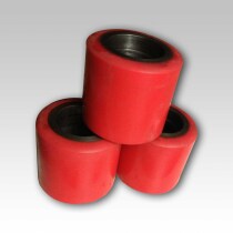 60X80 manual hydraulic truck polyurethane wheels PU wheels Manual forklift wheels