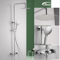 Export Germany shower set All copper hot and cold water faucet with down water mixing valve Contemporary bathroom faucet