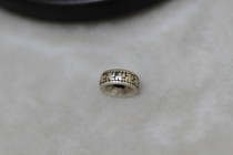 Pure silver made of old Wanye Spacer (small) with a diameter of 0 8cm
