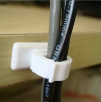 Japan KM Stickup Type Multipurpose Hook 4 Entrance Wire Fixer Viscose Wire Clip Wire Finishing