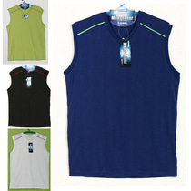 Foreign trade day single quick dry sweat absorption sweat sweat breathable Mens and womens sports sleeveless T-shirt vest basketball running shirt clearance