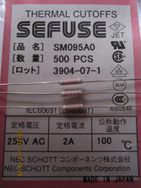 Temperature Fuse 2A 102 Degree 250V 2A 100 Degree Resistive Fuse