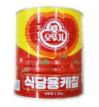 Korean original imported food * tomato sauce * tumbler ketchup 3 3kg iron barrel