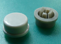 A24 button cap long foot fit 12 * 12 * 7 3 square head light touch switch plane with side grey 1K29 element