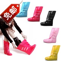 Bearcat rain shoe cover Womens fashion Japanese and Korean version rain boots non-slip rain shoe cover Rain boots cover water shoes