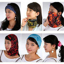 Outdoor sports headscarf square towel Mens and womens multi-function collar Seamless riding neck cover sunscreen headscarf