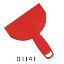 Red flat plastic knife scraper wallpaper tool scraper wallpaper construction tool