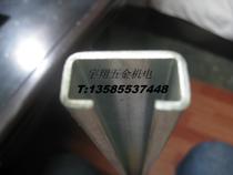 Iron galvanized pipe clamp guide rail pipe clamp iron guide rail rail rail 14mm height (1 m per piece) physical drawing