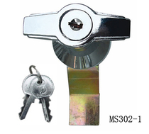 Factory direct switch cabinet lock distribution box lock plane lock cylinder lock system two handle lock MS302-1-A
