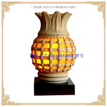 Demon artificial sandstone lamp decoration relief Sculpture landscape lamp Factor direct sales of Chinese-style European lamp D013