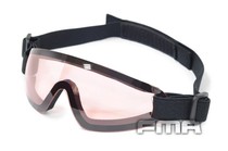 FMA outdoor products adjustable goggles dustproof red lens tb798