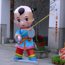 120CM 120CM 150CM Large size large size paparazzi dolls Caio lanterns Lantern Lanterns Park Arrangement Props Iron Art