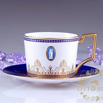  British Wedgwood porcelain Gold luxury Jasper Goddess multi-function cup and saucer Western porcelain