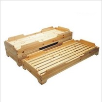 Childrens wooden bed kindergarten special bed childrens solid wood bed childrens wooden bed baby baby bed wholesale