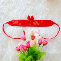 Pure Cotton Baby Newborn Strap Traditional Baby Diaper With Active Printed Red Thyme Rabbit Ears Tied Leg Strap
