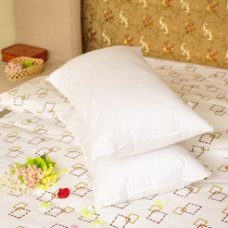 Hotel supplies white goose feather down pillow core health care single pillow Star hotel pillow Core 2 5kg