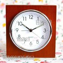 Hong Kong famous clock solid wood Silent Alarm Clock Shangri-La Star Hotel Hotel with custom solid wood models