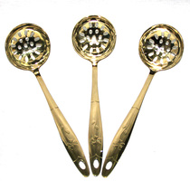 Copper cutlery copper leakage copper spoon spoon for domestic hot pot leakage spoon