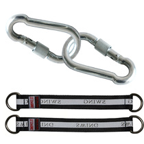 Childrens swing outdoor carabiner connection belt with lock quick hook water bottle buckle 8-character gourd quick hook