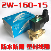 4 minutes 6 minutes 1 inch anti-fog water moisture-proof solenoid valve 2W all copper plastic coil solenoid valve AC220V DC24V