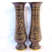 Pakistan handicrafts imported bronze bronze sculpture 16 inch couple vase Wedding birthday gift BT279