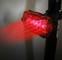 New hot sale 5LED high bright bicycle taillights Mountain bike lights Safety lights warning lights 7 light modes