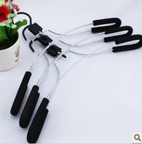 Clothing store special stainless steel double wire thick sponge rubber cotton adult non-slip anti-wrinkle hanger hanging