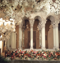 Exhibition new photo studio Korean wedding photography background cloth digital spray painting theme Photo Background Paper Palace