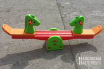 Kindergarten Stilts Seesaw Children Rocking Horse Plastic Pony Stilts Seesaw double rocking horse Animals rocking horse teething