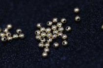 620 pure bronze Tibetan Buddhist pearl accessories small cylindrical pair of holes and diameters are 0 25cm