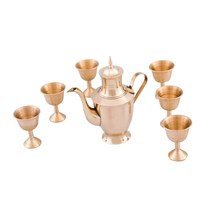 Laijun 13cm Hulk flagon portable Hulk wine glass brass portable Hulk set