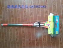 Promotion Jiewang rubber cotton mop suction sponge roller squeezing mop rubber cotton mop squeeze water drag