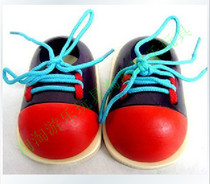 Kindergarten parent-child teaching aids * Study series shoes * Baby yourself hands-on with shoelace toys (one price for one)