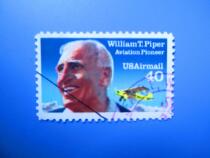 Foreign stamps United States 1991 William T. Piper Letter Sales 1 All Piper and Piper Cub Aircraft