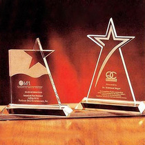 High-end crystal trophy medals customized free lettering creative authorization business gift Awards Production