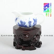 Haolinxuan tea set base Wooden root carving small vase bottom base Decorative ornaments base