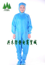 One-piece protective clothing spray paint clothing anti-static clothing one-piece clothing clean clothing dust-proof clothing dust-free clothing shawl cap overalls