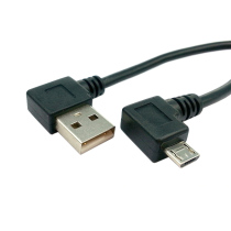 90 degree elbow USB2 0 male left and right elbow to Micro USB elbow Data cable USB to micro USB