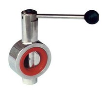 Stainless Steel 304 Sanitary Wafer Butterfly Valve Cantonese Butterfly Valve Manual Cantonese Turbine Flange D71X-16P