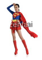 Sexy Superman Zentai Tights Stage Costumes COS Anime Film and Television Costumes Halloween Costumes