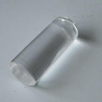 Water jade ice spirit natural white crystal chapter material Crystal column seal round seal net body name painting and calligraphy idle chapter map