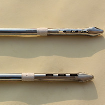 Professional martial arts training gun primary red tassel gun aluminum alloy body stainless steel gun head unblared