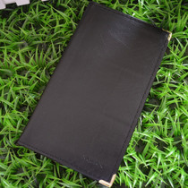 Xufan business card thin soft leather business card book Black business card holder super comfortable card storage bag