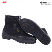  Black training shoes 99 training shoes Work labor insurance shoes Sports security training security shoes rubber shoes Military training shoes