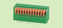 KF141V-2 54 spring-loaded PCB terminal screw-free connector 2 54mm pitch