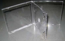 High quality transparent double film CDDVD box double disc box can be inserted front and back insert 100 per box